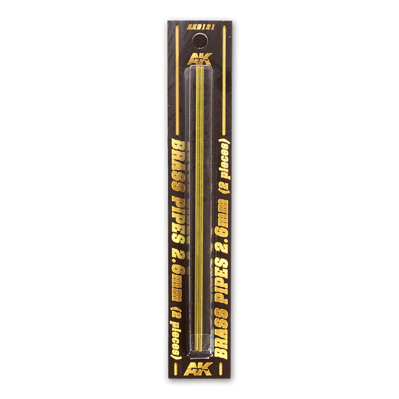 Brass Pipes 2,6 mm