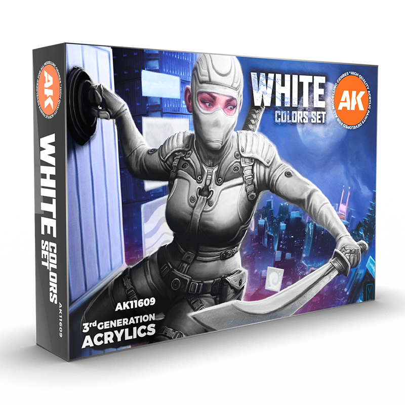 [8435568307919,AK11609] White Colors Set