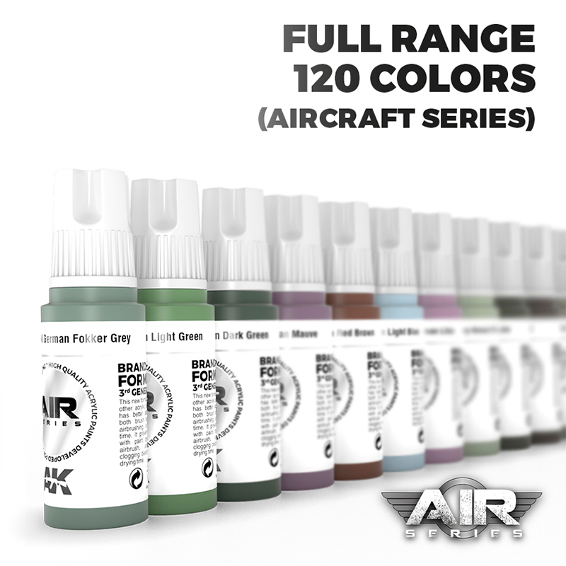 Ak 3G Range Air 120 Referencias Air Colors