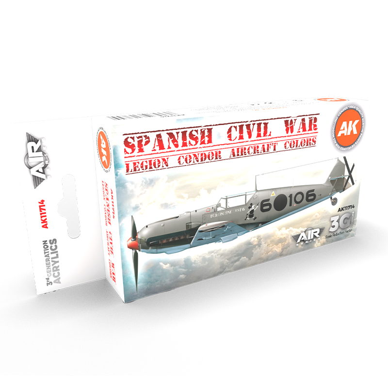 Spanish Civil War. Legion Condor Aircraft  Set 3G