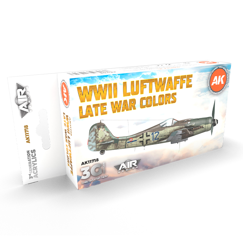 [8435568314313,AK11718] Wwii Luftwaffe Late War Colors Set 3G