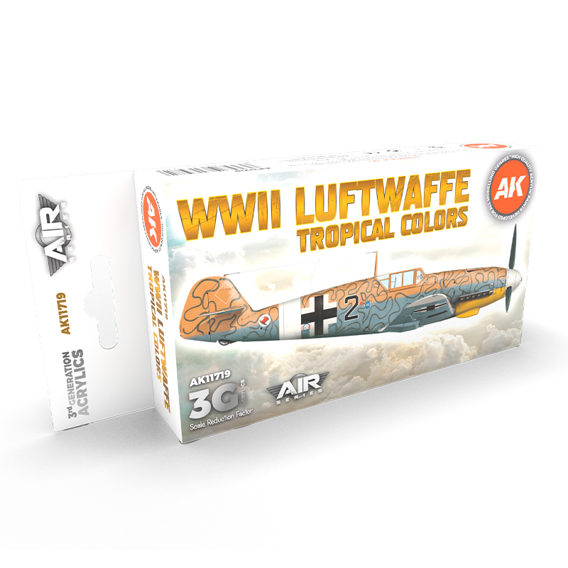 [8435568313972,AK11719] Wwii Luftwaffe Tropical Colors Set 3G