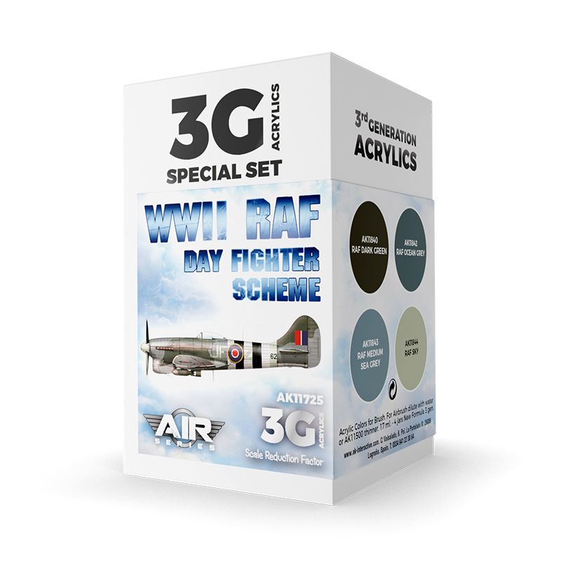 [8435568314375,AK11725] Wwii Raf Day Fighter Scheme Set 3G