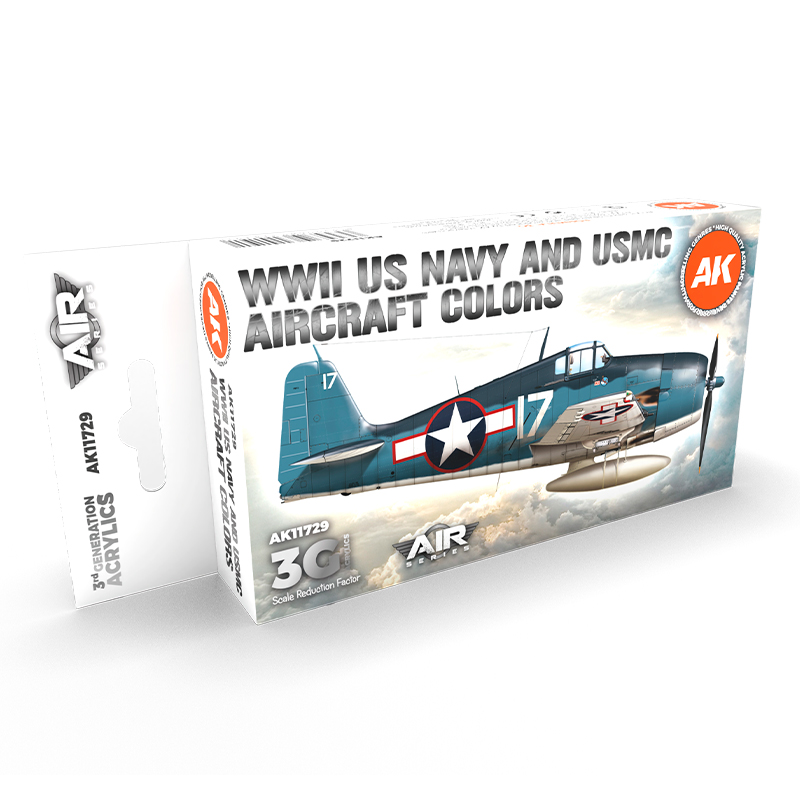 Wwii Us Navy & Usmc Aircraft Colors Set 3G