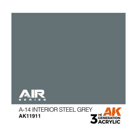 [8435568315754,AK11911] A-14 Interior Steel Grey
