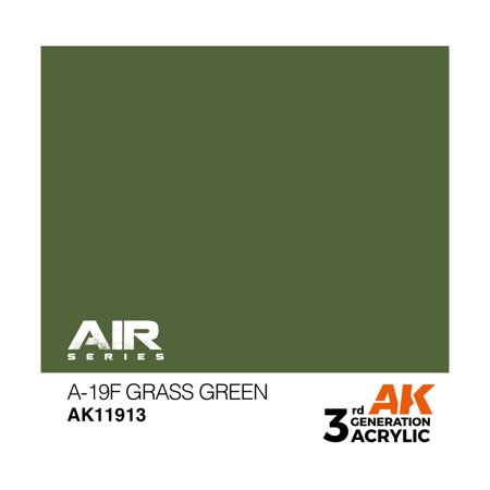 [8435568315778,AK11913] A-19f Grass Green