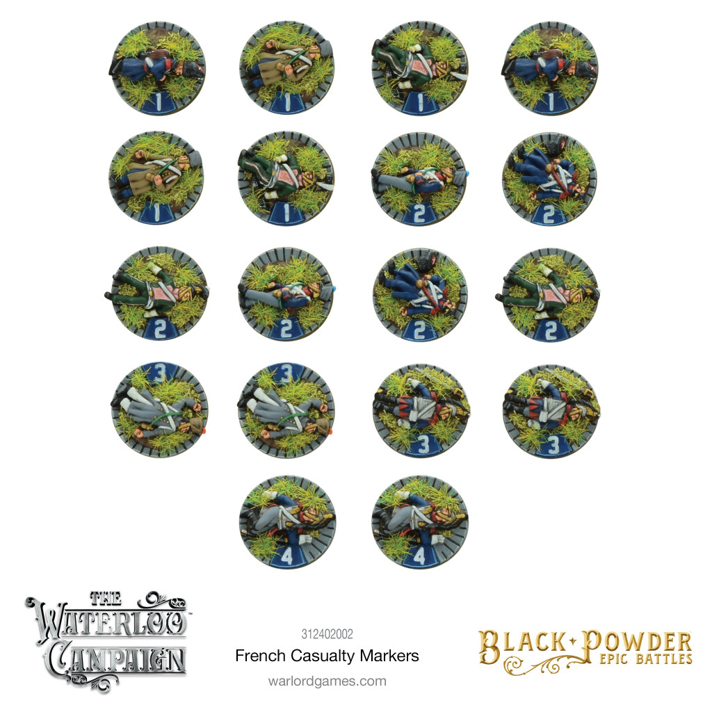 Napoleonic French Casualty Markers