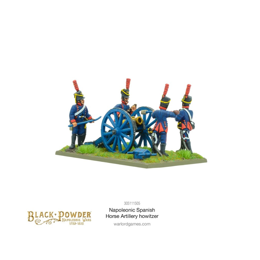 Napoleonic Spanish Horse Artillery with Howitzer