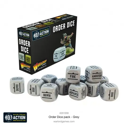 [5060917990936] Orders Dice Pack - Grey