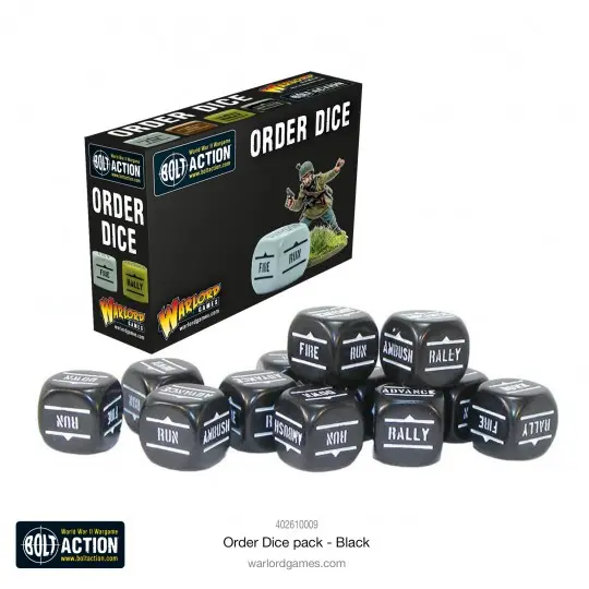 [5060917990899] Orders Dice Pack - Black