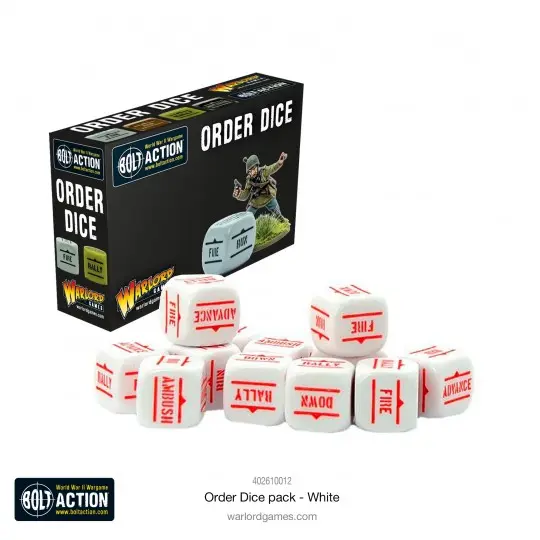 [5060917990950] Orders Dice Pack - White