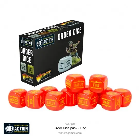 [5060917990882] Orders Dice Pack - Red