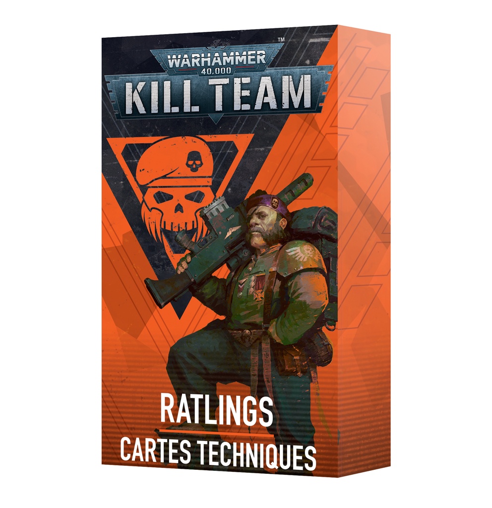 [5011921251100,103-96,Kill Team,cartes techniques,datacards,VF,Ratlings,Ratlings] Datacards VF - Ratlings