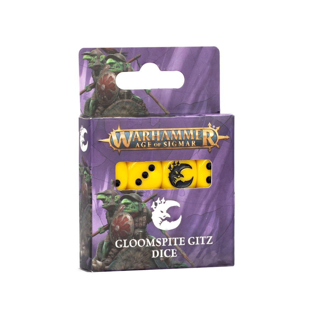 [5011921211180,89-77,Age of Sigmar,Gloomspite Gitz,Dice,Dés] Age of Sigmar : Gloomspite Gitz - Set de Dés