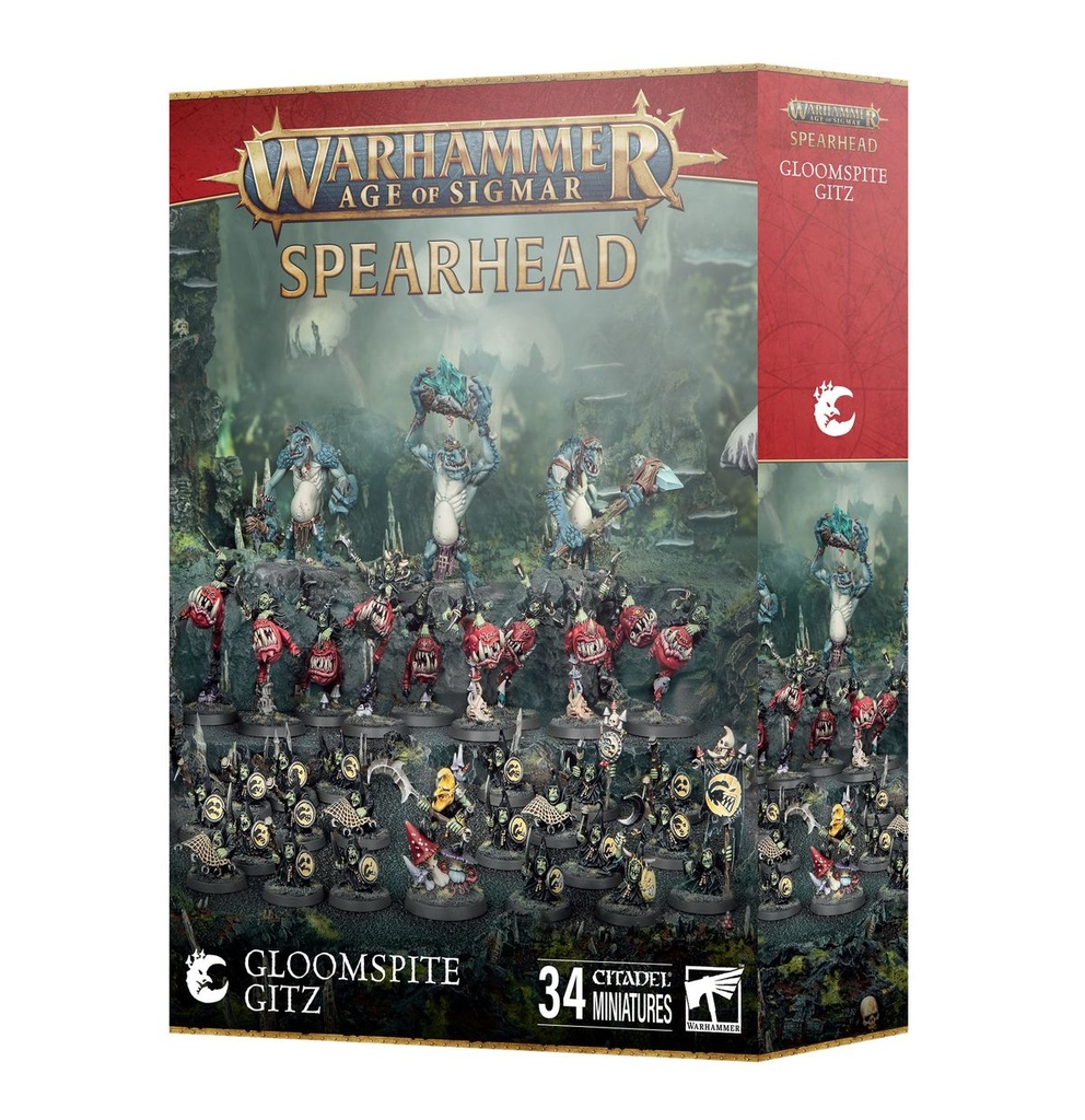 [5011921256938,Spearhead,Gloomspite Gitz,Spearhead,Fer de lance] Fer de Lance - Sifonnés de la Mauvaise Lune