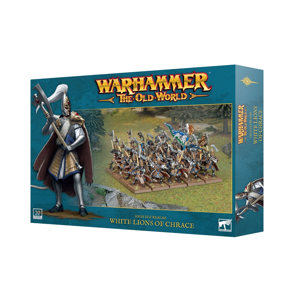 [5011921221479,White Lions Of Chrace,High Elf Realms,,High Elves] Lions blancs de Chrace