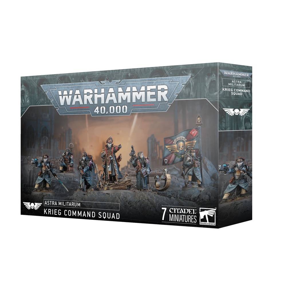 Astra Militarum : Escouade d'état-major de Krieg