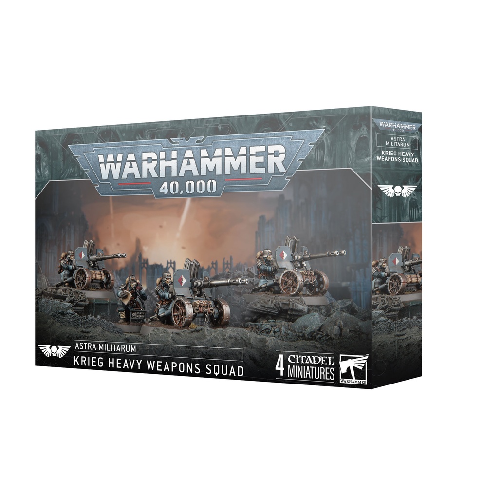 Astra Militarum : Escouade d'armes lourdes de Krieg