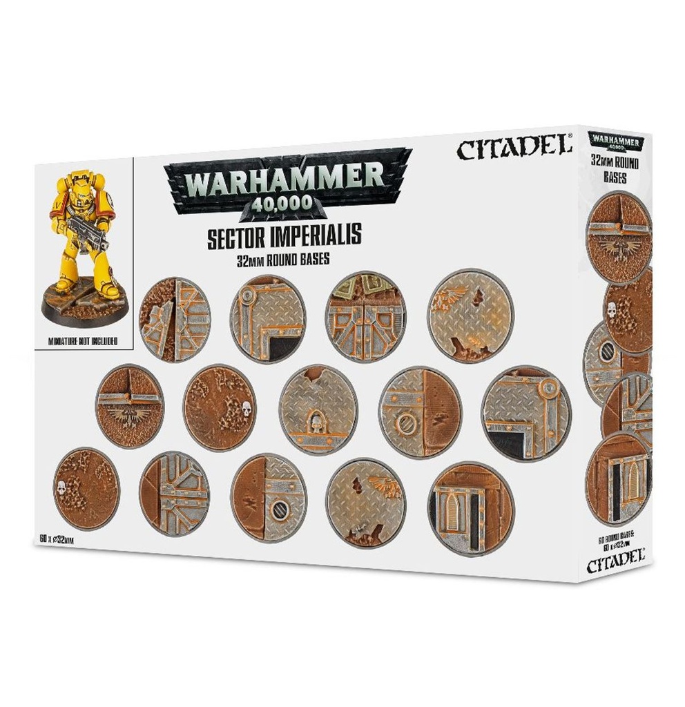 [5011921073153] Sector Imperialis: 32Mm Round Bases