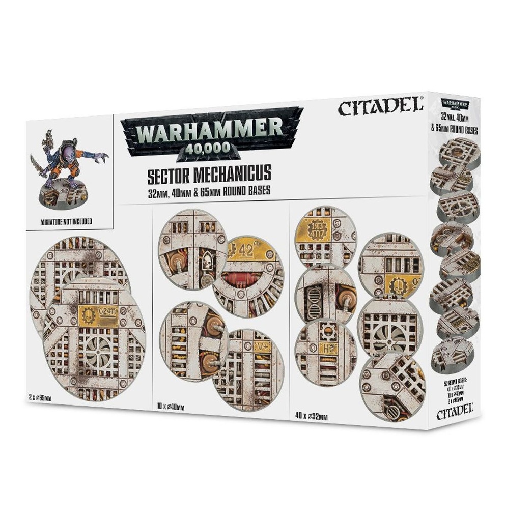 [5011921084579,bases,socles] Sector Mechanicus: Industrial Bases