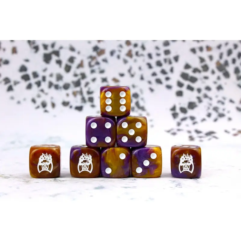 [PBW8523] Old Dominion Faction Dice - Purple and Gold (New)