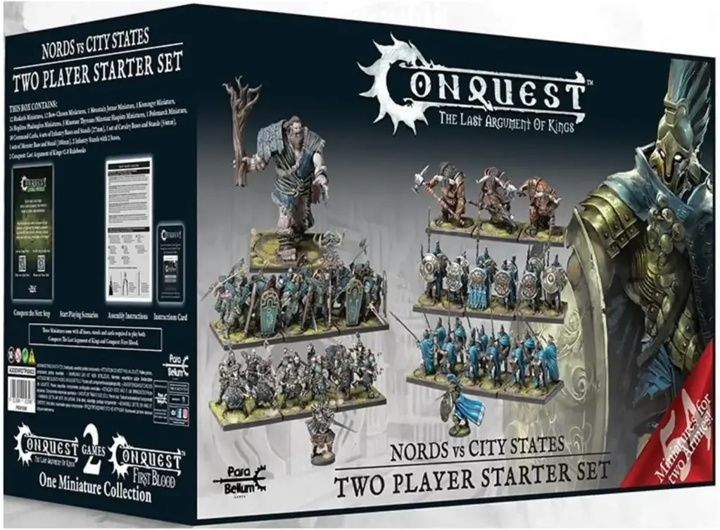 [5213009015080,PBW1022,Conquest] Conquest TLAOK - Two player Starter Set - Nords vs City States