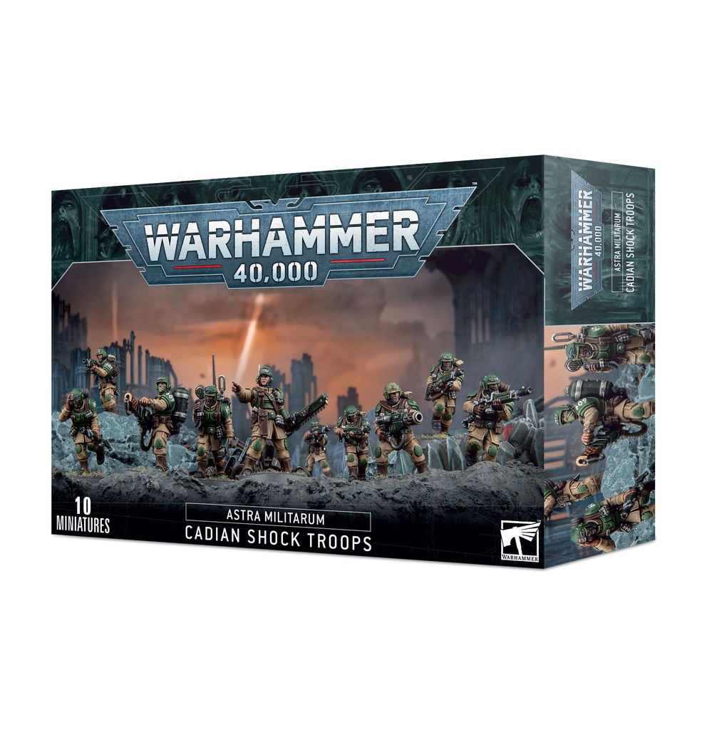 [5011921182251,Astra Militarum,shock troops,troupes de choc] Astra Militarum : Troupes de choc cadiennes