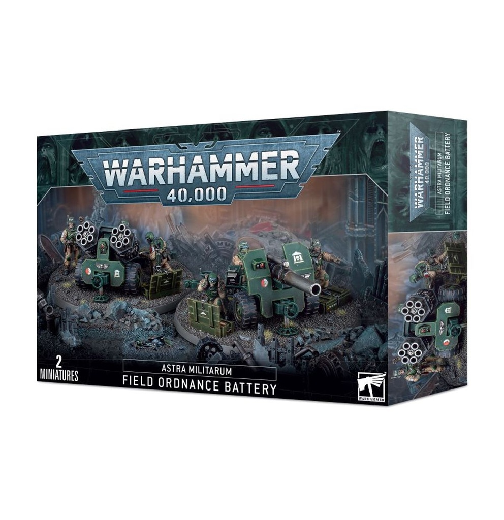 [5011921182282,Astra Militarum,field ordnance battery,artillerie] Astra Militarum : Batterie d'artillerie