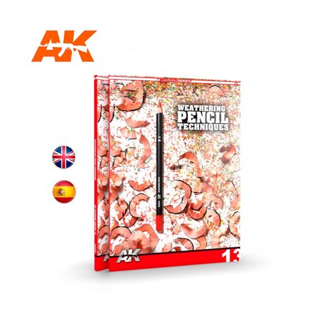 [8435568312814,AK523] AK Learning 13 Técnicas de envejecimiento con lapiz acuarelable Spanish