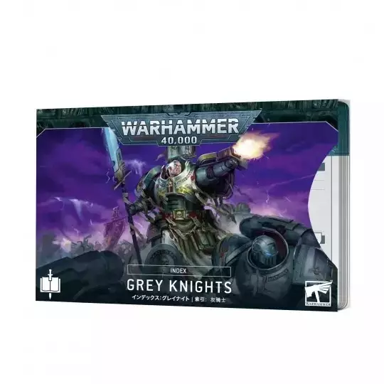 [5011921140190,Index Cards] Index : Grey Knights (Anglais)