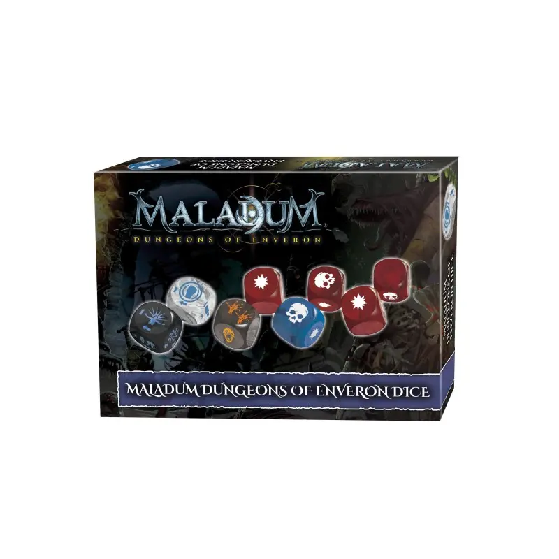 Maladum - Dungeons Of Enveron Set De Dés