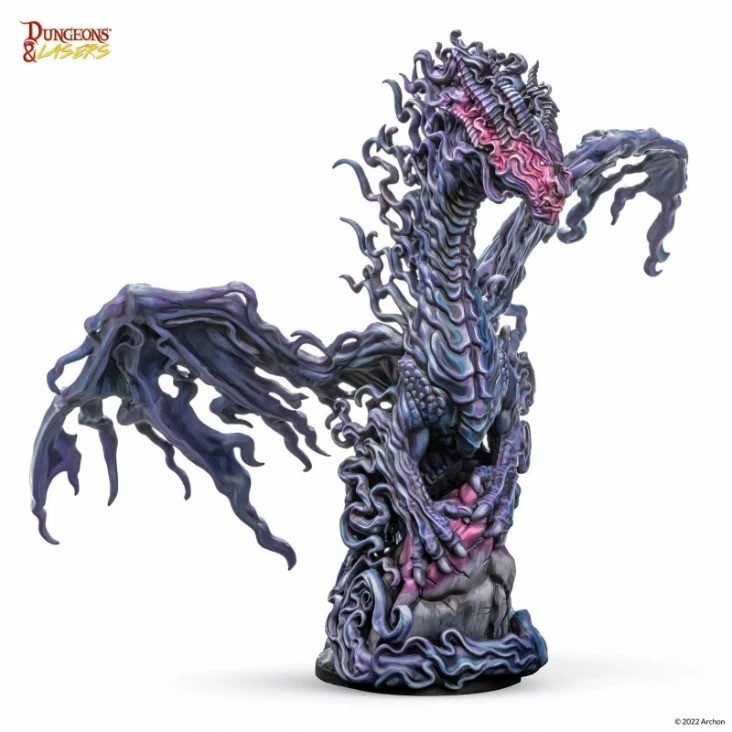 [5901414673048,DNL0037] Dungeons & Lasers - Figurines - Ghost Dragon
