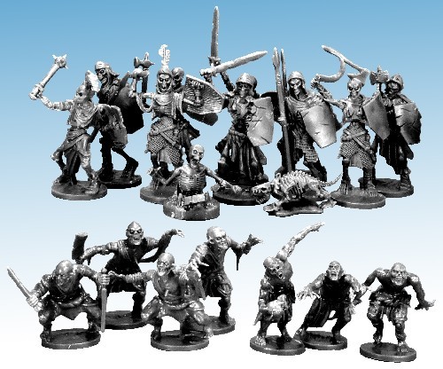 [2100000221417] Frostgrave - Morts-vivants plastiques