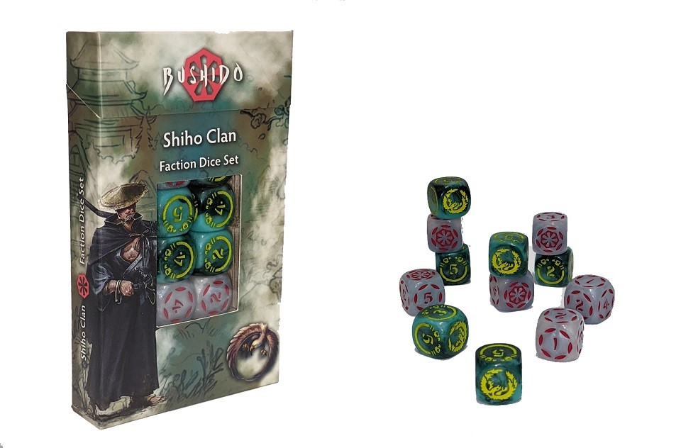 Bushido - Dés de faction - Clan Shiho