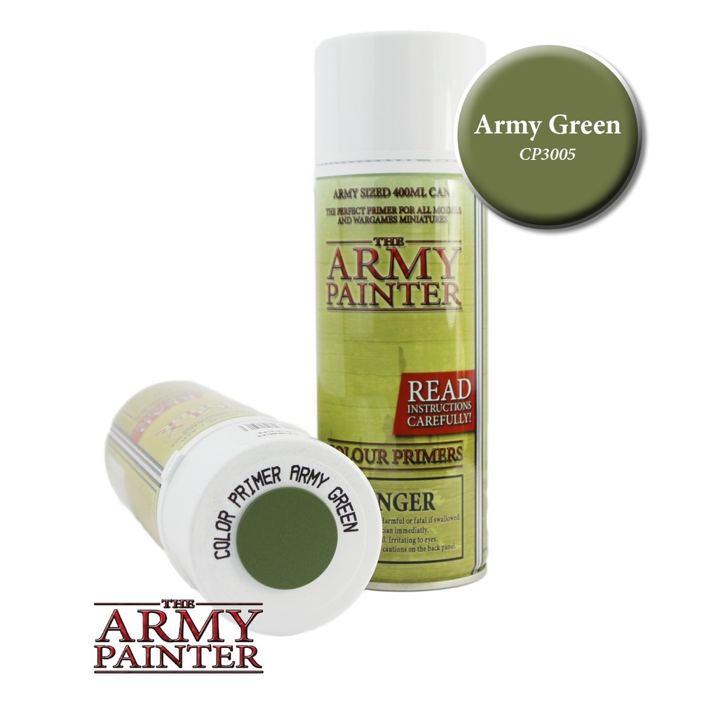 [5713799300514,CP3005,spray,bombe,sous-couche] Colour Primer Army green (400 mL)