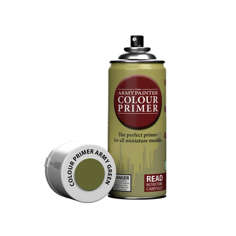 [5713799300514,CP3005,spray,bombe,sous-couche] Colour Primer Army green (400 mL)