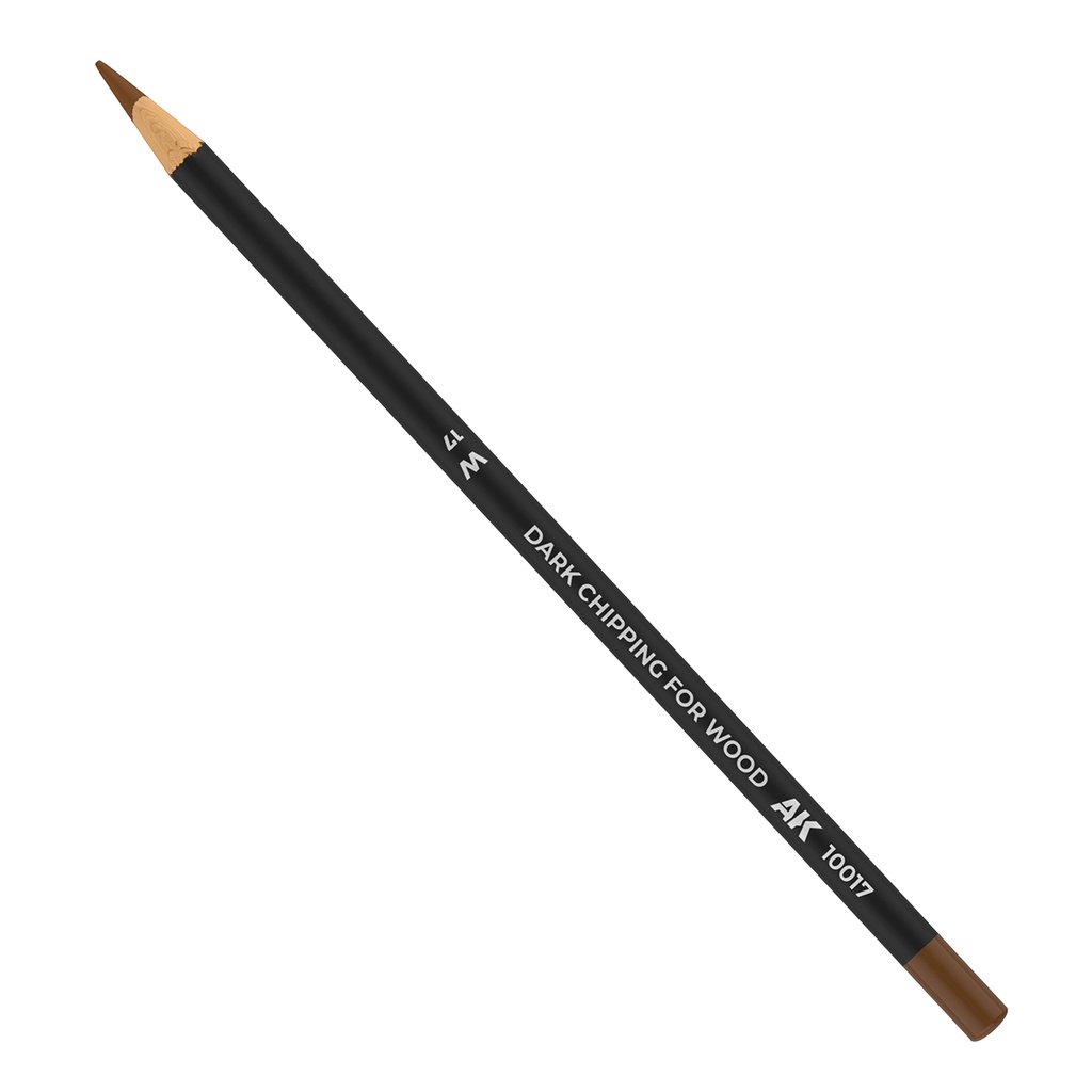 Watercolor Pencil Dark Chipping for wood