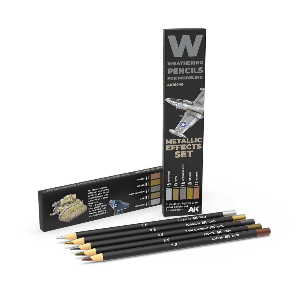 [8436564929471,AK10046] Watercolor Pencil Set Metallics