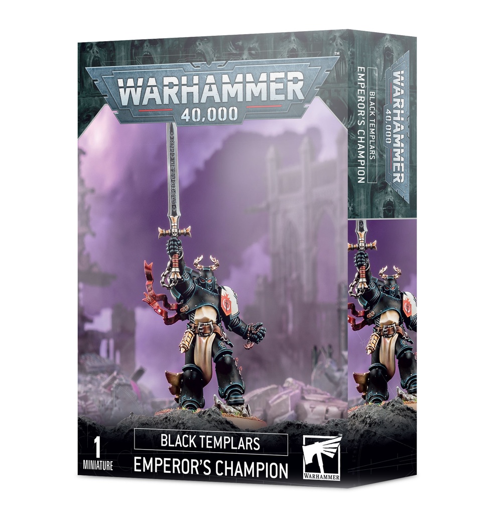 [5011921162864,black templars,champion de l'empereur,emperor] Black Templars : Champion de l'Empereur