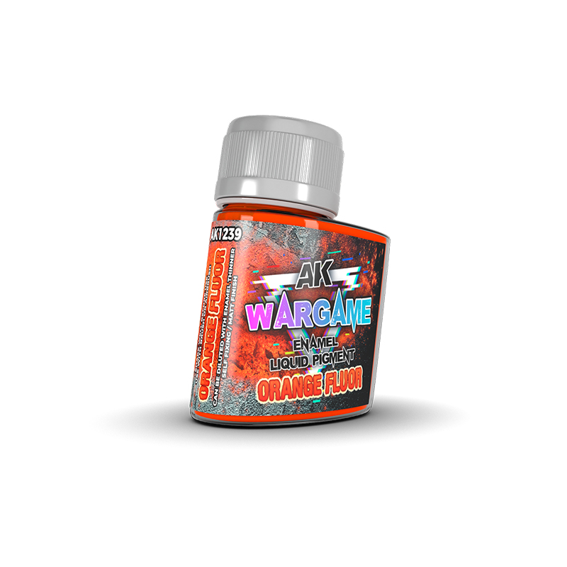 [8435568335288,AK1239] Orange Fluor  - Enamel Liquid Pigments 35 mL