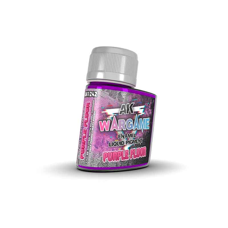 [8435568335318,AK1242] Purple Fluor  - Enamel Liquid Pigments 35 mL