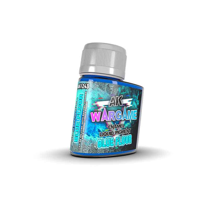 [8435568335325,AK1243] Blue Fluor - Enamel Liquid Pigments 35 mL