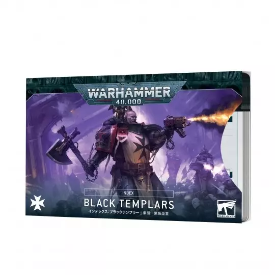 [5011921208234,Index Cards,black templars] Index : Black Templars (Français)