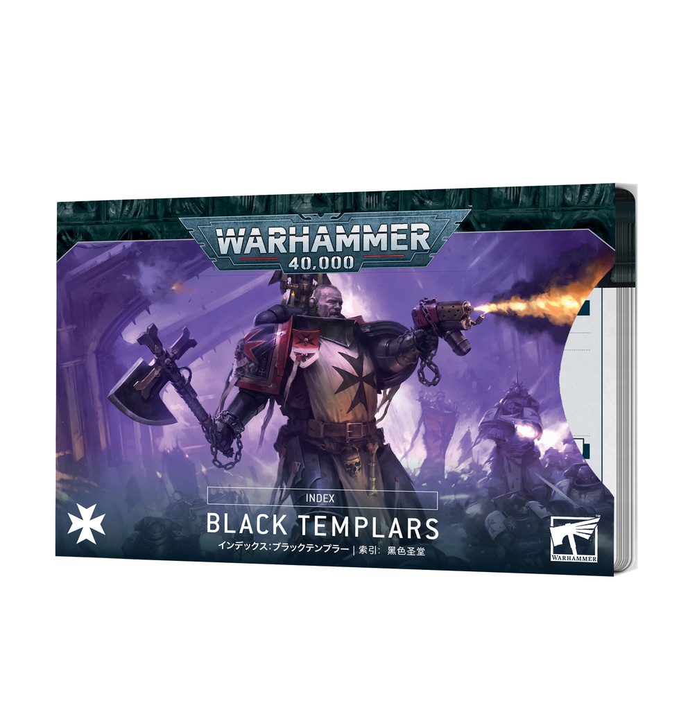 [5011921208227,Index Cards,black templars] Index : Black Templars (Anglais)