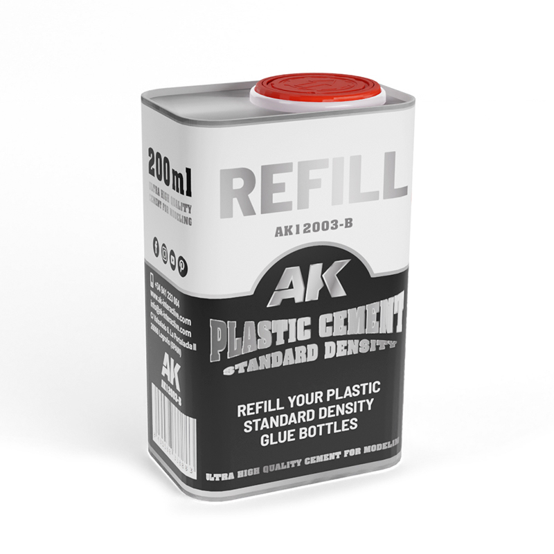 [8435568338883,AK12003-B,glue,colle] Plastic Cement Standard Density - Refill