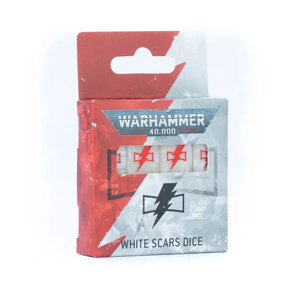 [5011921184361,dice set] W40K : White Scars - Set de Dés