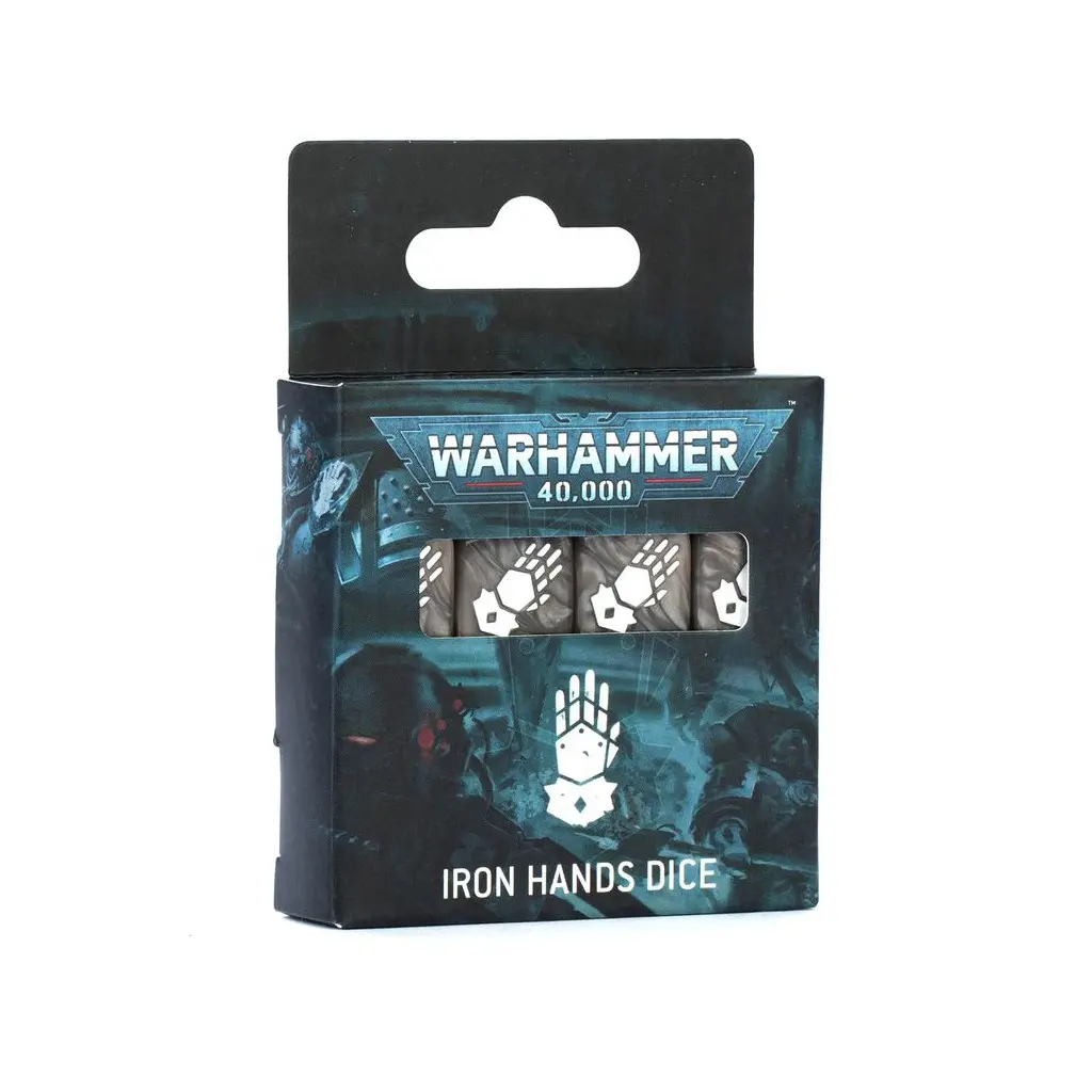 [5011921189779,dice set] W40K : Iron Hands - Set de Dés