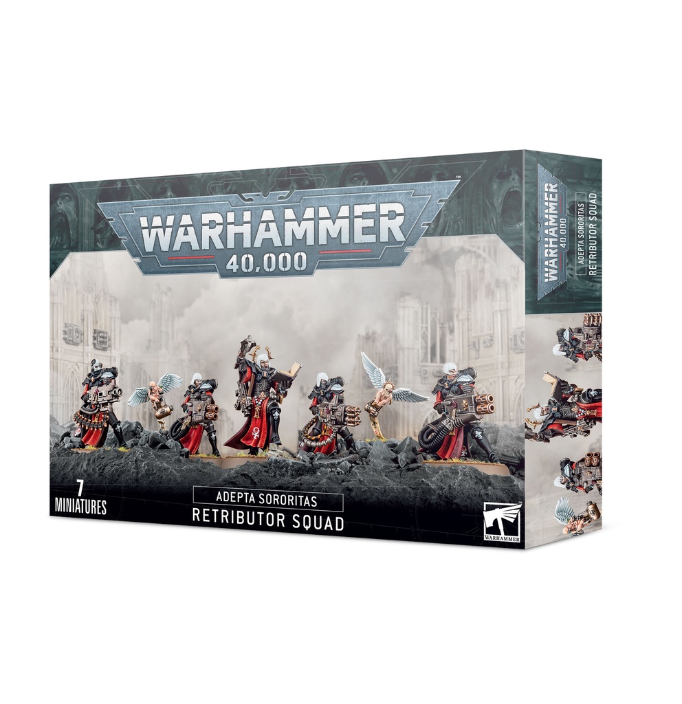 [5011921156818,adepta sororitas,sœurs de bataille,retributor,40k,warhammer 40,000] Adepta Sororitas : Escouade Retributor