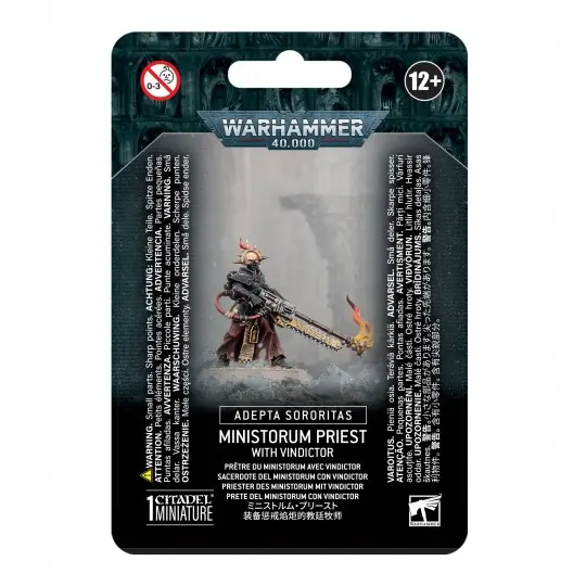 [5011921183616,adepta sororitas,sœurs de bataille,prêtre,priest,ministorum,vindictor,40k,warhammer 40,000] Adepta Sororitas : Prêtre du Ministorum avec Vindictor