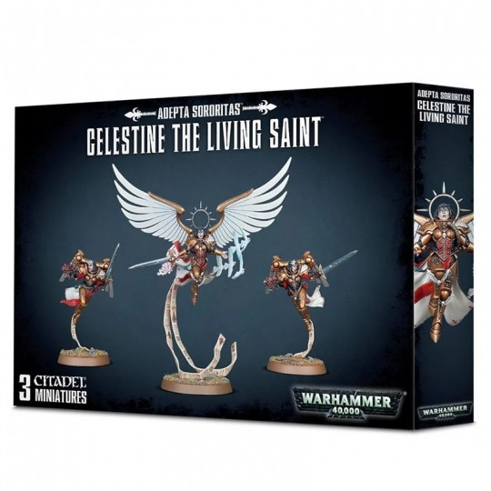 [5011921156856,adepta sororitas,sœurs de bataille,Celestine,sainte,vivante,living,saint,40k,warhammer 40,000] Adepta Sororitas : Célestine, la sainte vivante
